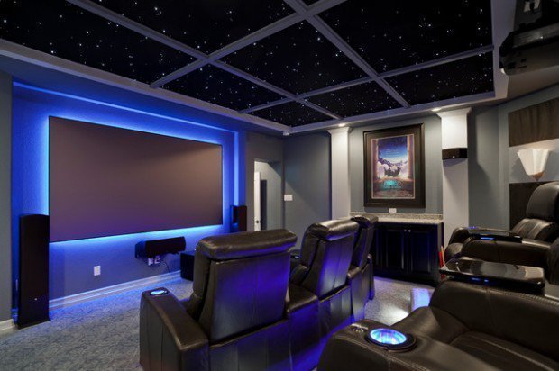 Home theater installation in Houston